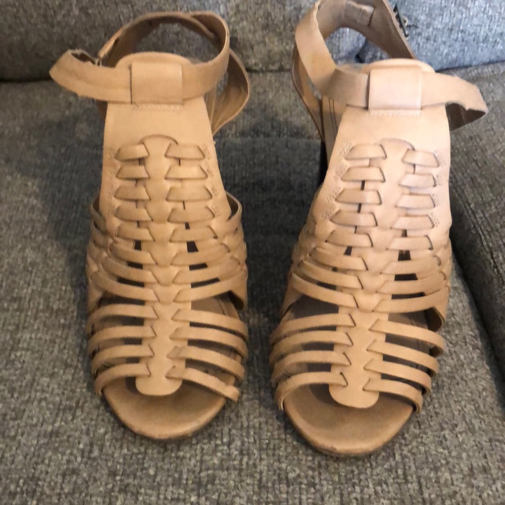 Nude Strapy Heels